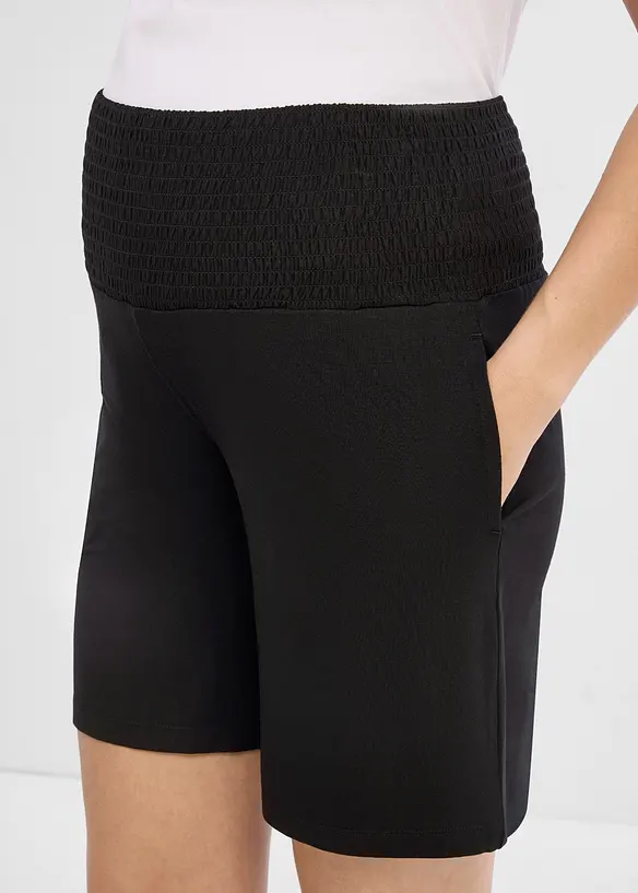 Mama shorts i lett jersey (2-pack), bonprix