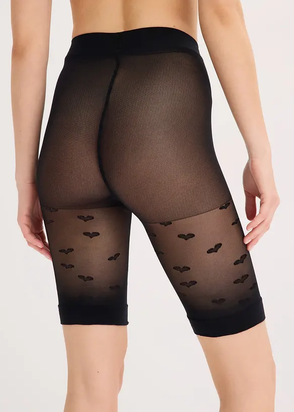 Anti-gniss-sykkelshorts med komfortlinning, 30 DEN, bonprix