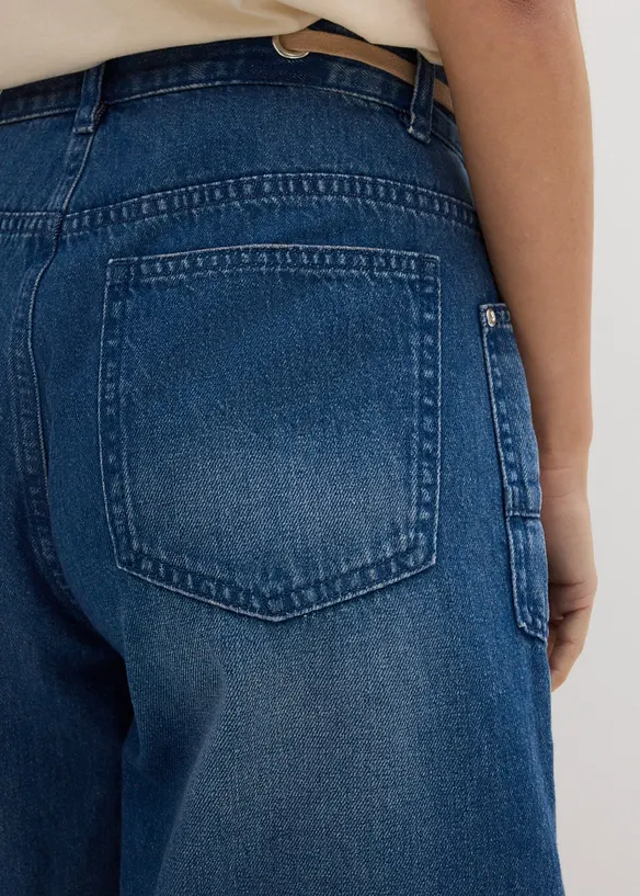 Jeans-bermudashorts Mid Waist, snor, bonprix