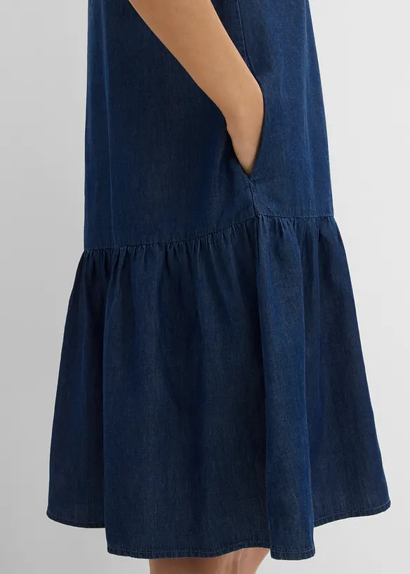 Tunikakjole i bomullsdenim, bonprix