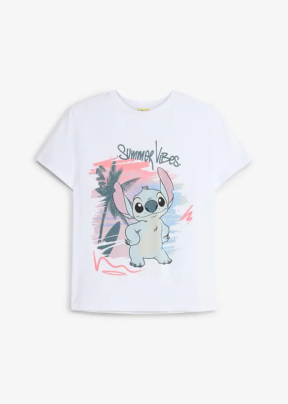 Disney Stich-T-skjorte av 100% bomull, Lilo & Stitch