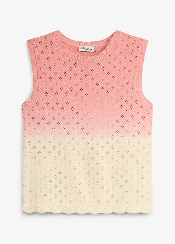 Strikket topp med fargegradering, bonprix