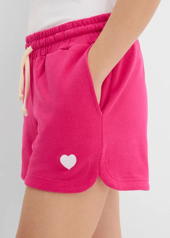 Sweatshorts i 100% &oslash;kologisk bomull, bonprix