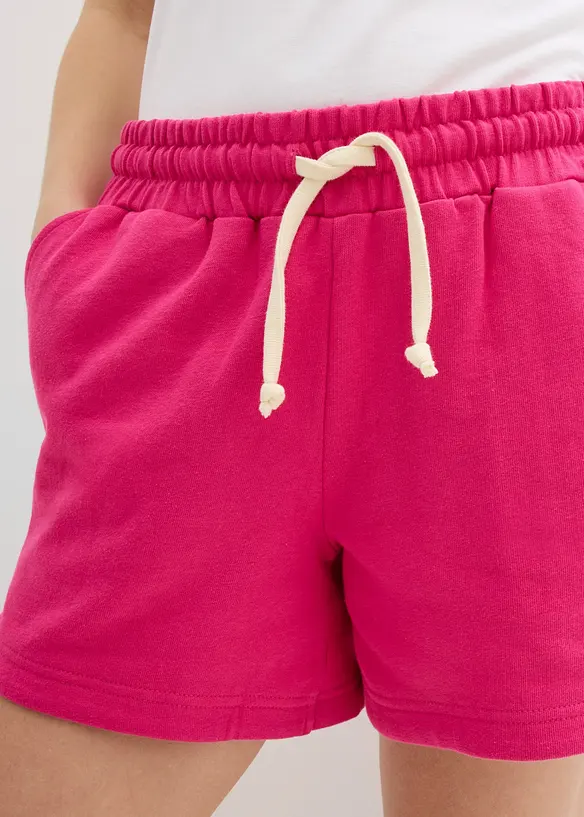 Sweatshorts i 100% &oslash;kologisk bomull, bonprix