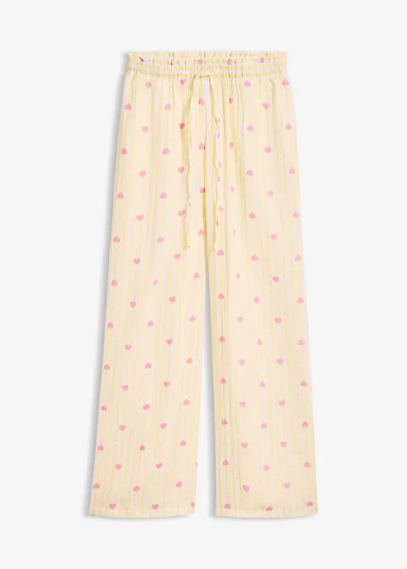 Pull on-bukse i luftig musselin, bonprix
