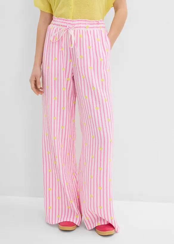 Pull on-bukse i luftig musselin, bonprix