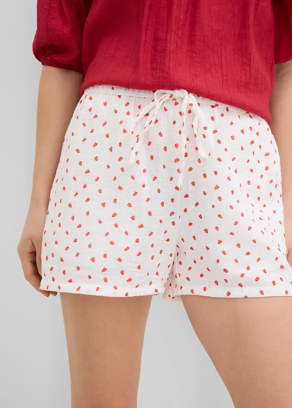 Pull on-shorts i luftig musselin, bonprix