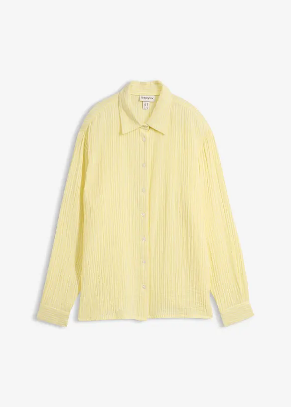 Bluse av lufting musselin, bonprix