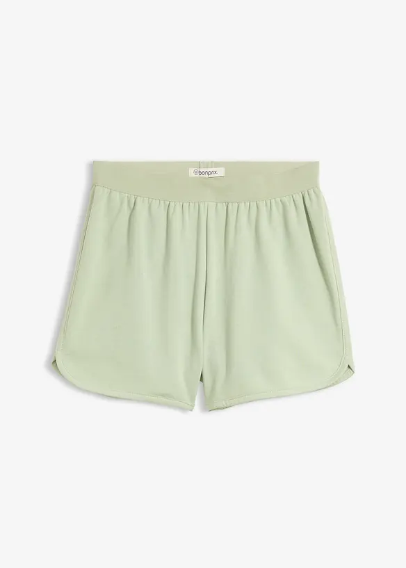 Sweatshorts med avrundet nederkant, bonprix