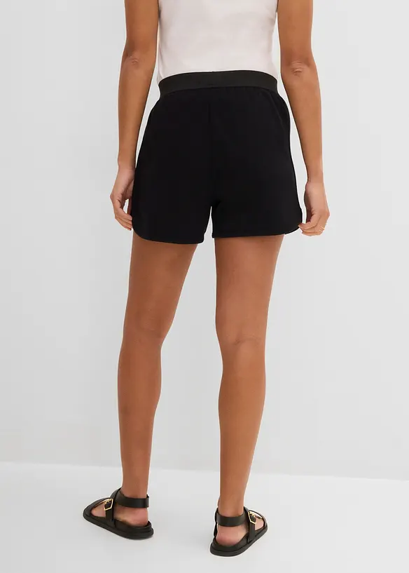 Sweatshorts med avrundet nederkant, bonprix