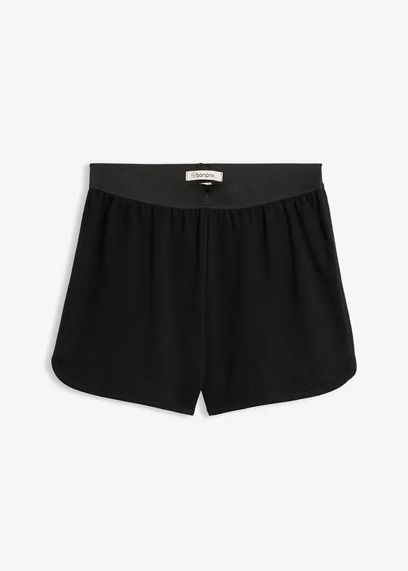 Sweatshorts med avrundet nederkant, bonprix