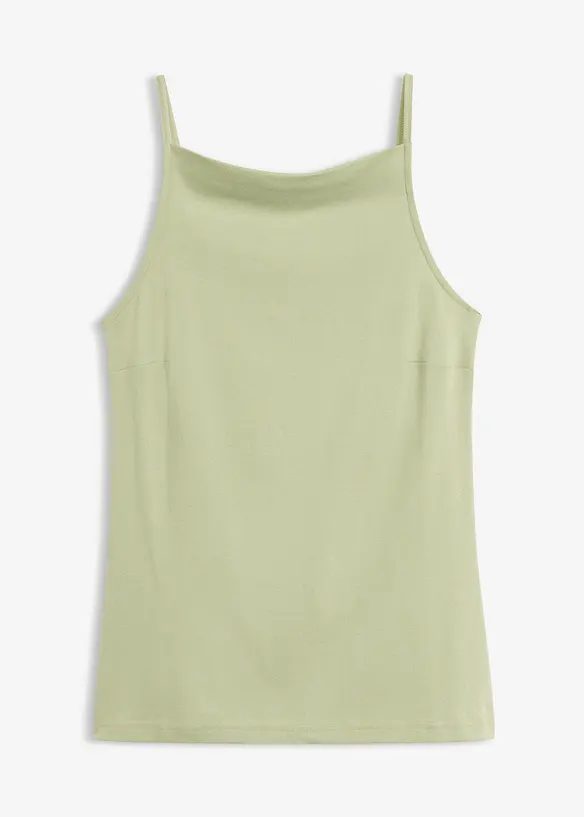Singlet av finribbet, &oslash;kologisk bomull, bonprix