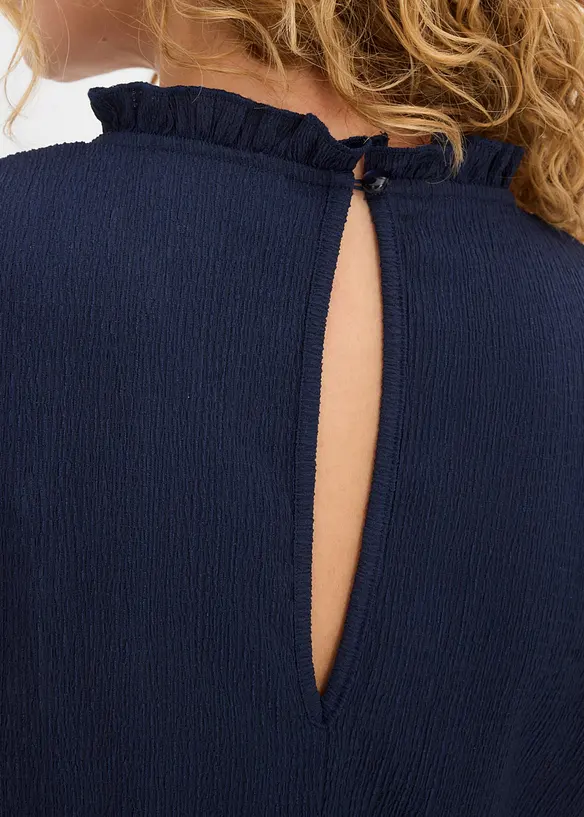 Jersey jumpsuit av strukturert krepp, bonprix