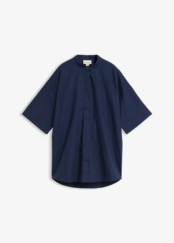Bluse i 100% &oslash;kologisk bomull, bonprix