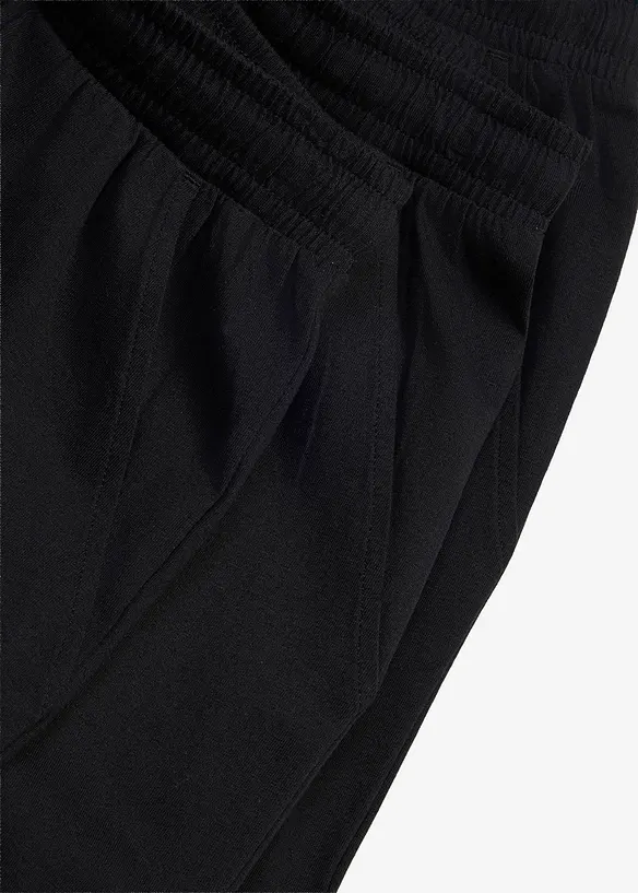 Jersey-bermudashorts i 100% &oslash;kologisk bomull (3-pack), bonprix