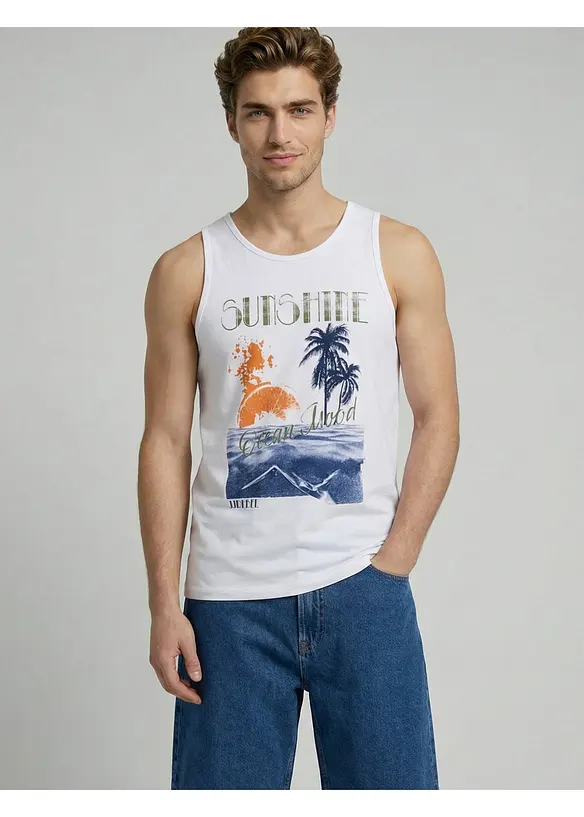 JJ REBEL-singlet av 100% bomull, JJ REBEL