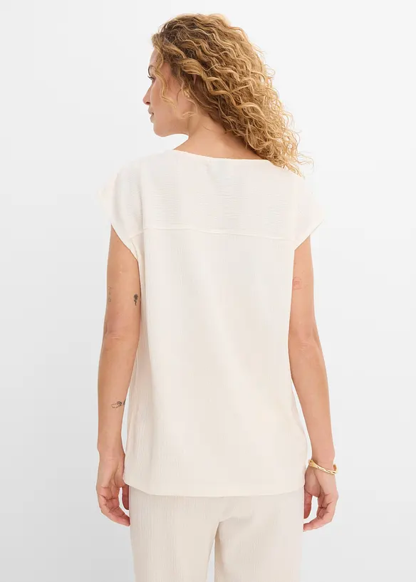 Topp av strukturert materiale, bonprix