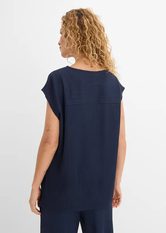 Topp av strukturert materiale, bonprix