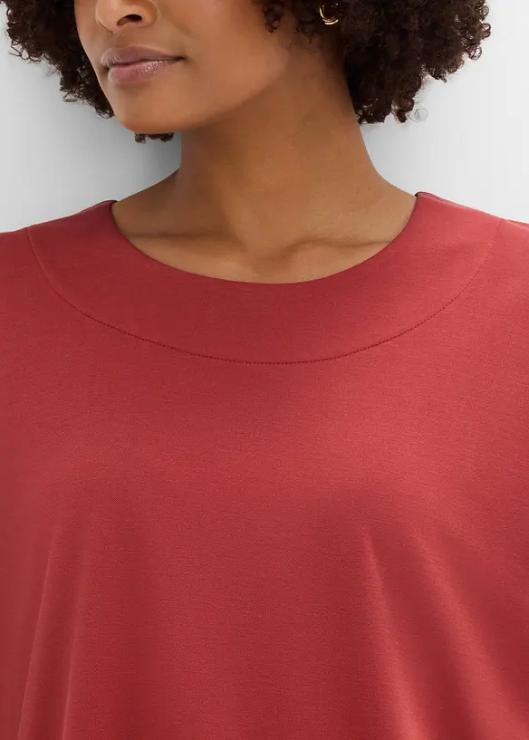 Oversized topp i myk viskosemiks, bonprix