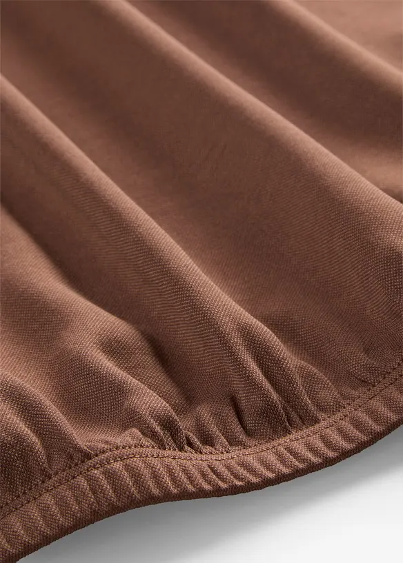 Oversized topp i myk viskosemiks, bonprix
