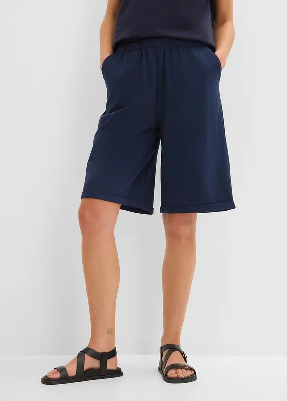 Sweat bermudashorts i 100% bomull, bonprix