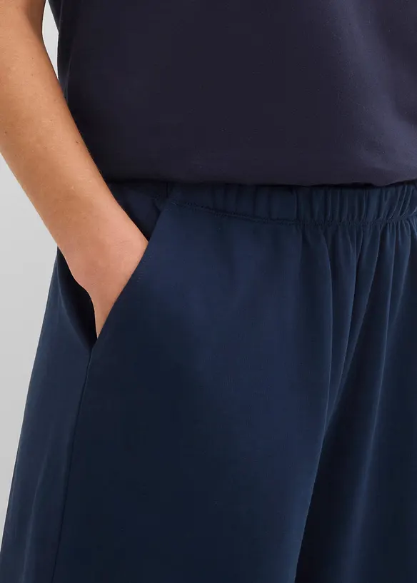 Sweat bermudashorts i 100% bomull, bonprix