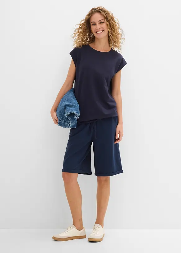 Sweatshirt i 100% bomull, bonprix