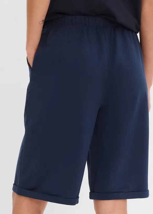 Sweat bermudashorts i 100% bomull, bonprix