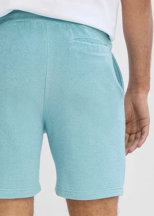 Shorts i frott&eacute; med komfortlinning, bonprix