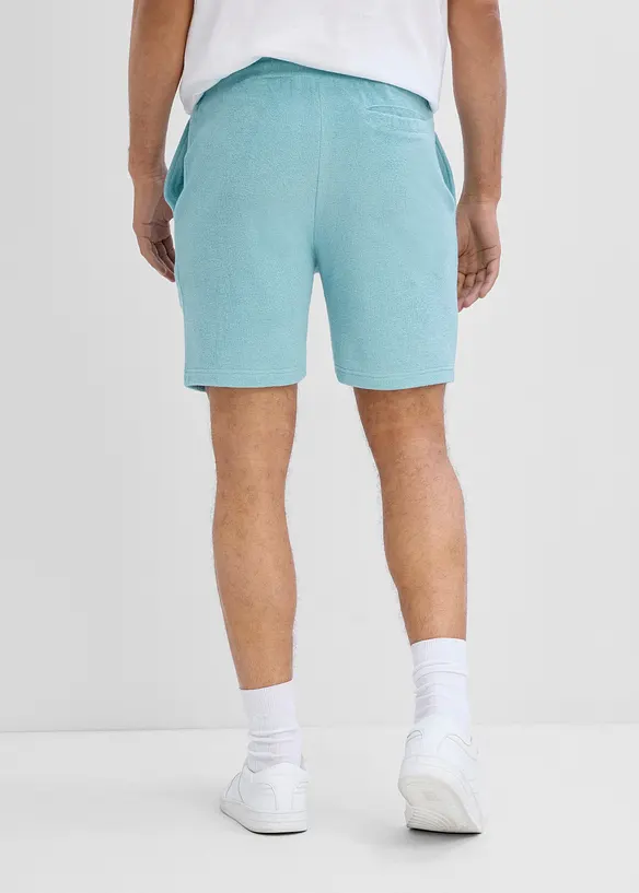 Shorts i frott&eacute; med komfortlinning, bonprix