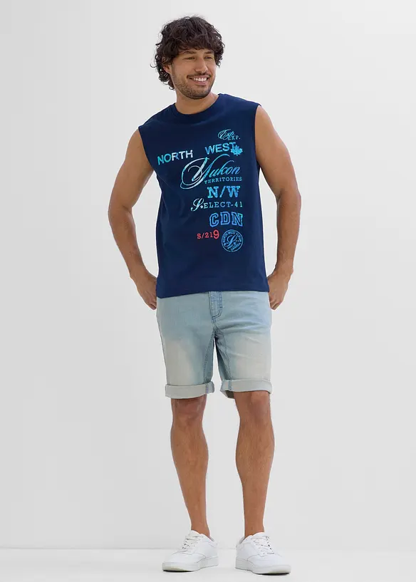 Singlet i 100% &oslash;kologisk bomull (2-pack), bonprix