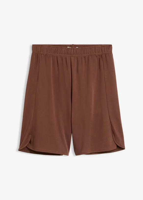 Slip on-bermudashorts av myk viskosemiks, bonprix