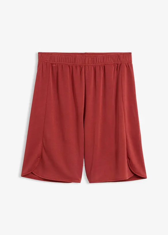 Slip on-bermudashorts av myk viskosemiks, bonprix