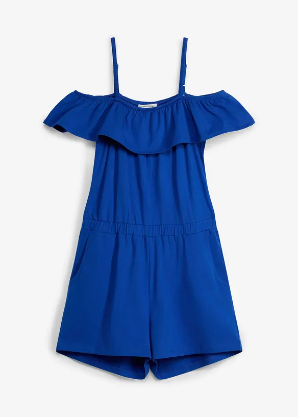 Jersey jumpsuit i &oslash;kologisk bomull med elastan, bonprix
