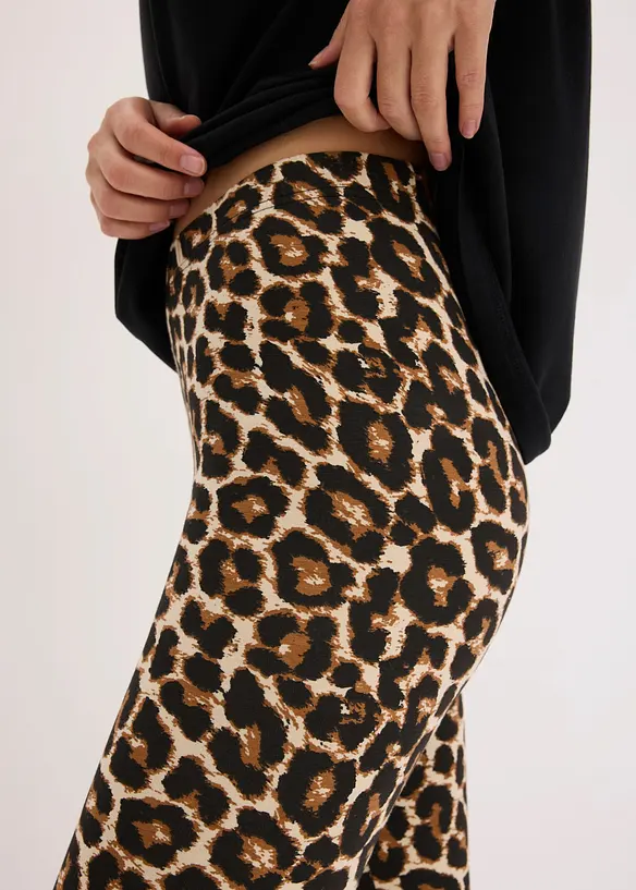 Caprileggings med blonder, bonprix