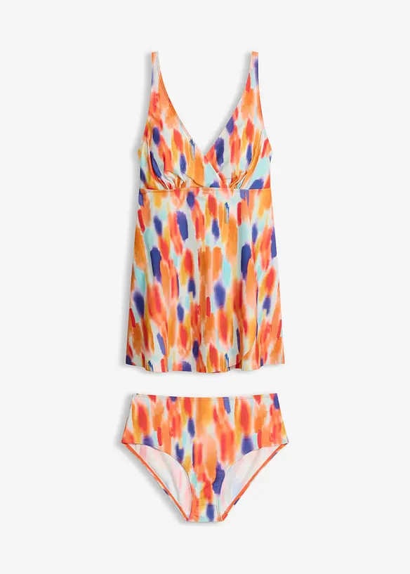 Lang tankini  hurtigt&oslash;rkende (2-delt sett), bonprix