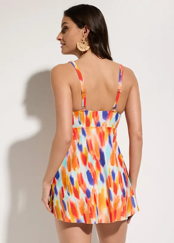 Lang tankini  hurtigt&oslash;rkende (2-delt sett), bonprix