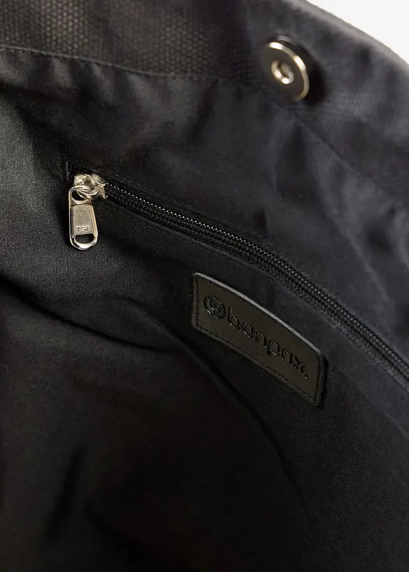 Shopper i kanvas, bonprix
