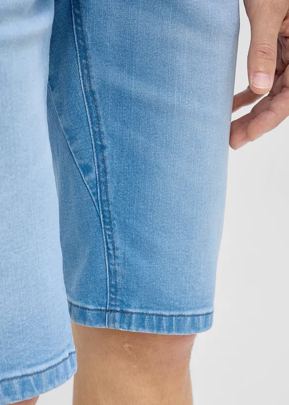 Bermudajeans med stretch (2-pack) med forsterket skritt, Regular Fit, bonprix