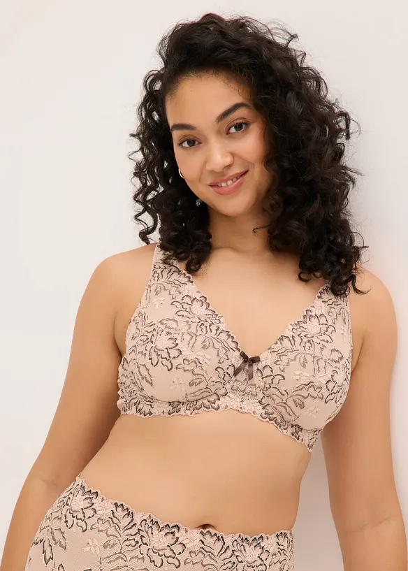 Minimizer-BH med nydelige blonder, bonprix