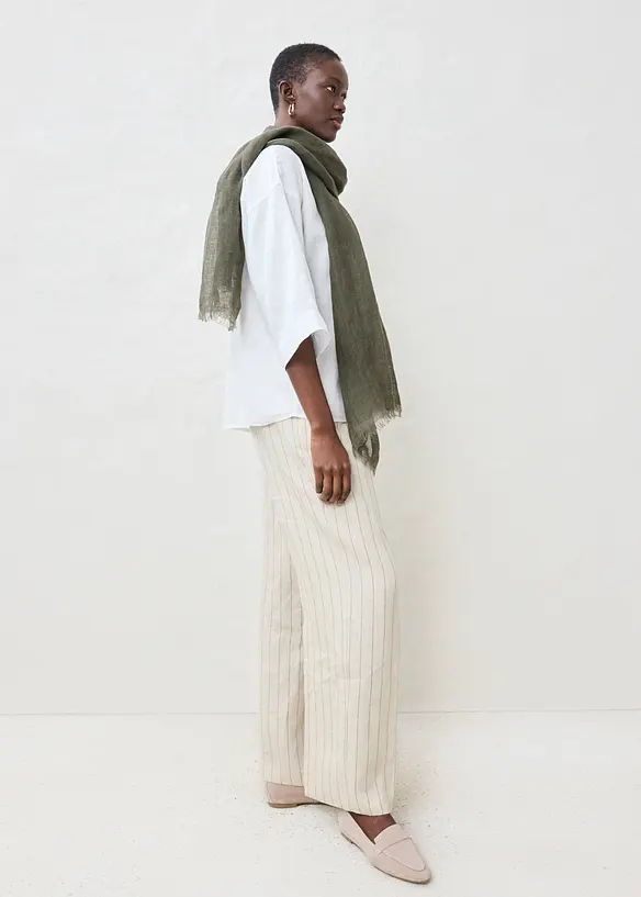 Oversized linbluse, bonprix
