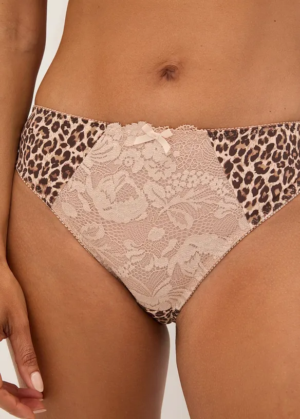 Truse med leopardm&oslash;nster, bonprix