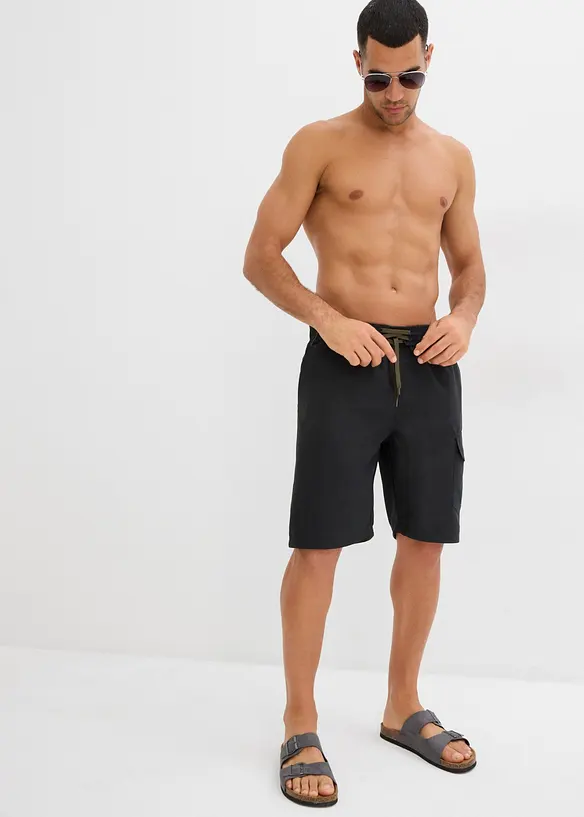 Badeshorts med sidelomme, bonprix