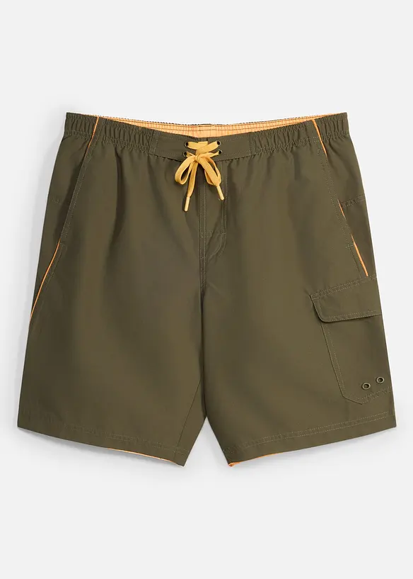 Badeshorts med sidelomme til herre, bonprix