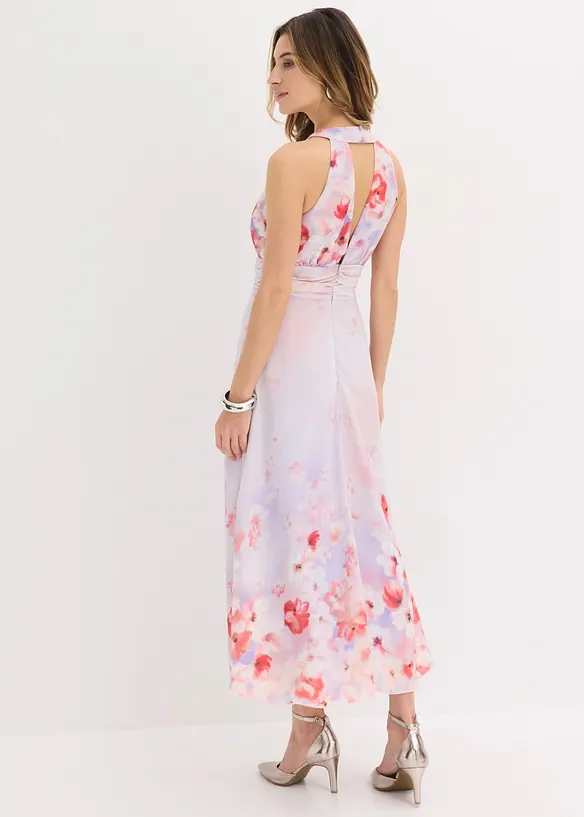 Midikjole med drapering, bonprix