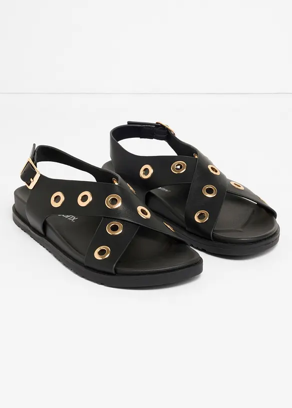 Sandaler med maljer, bonprix