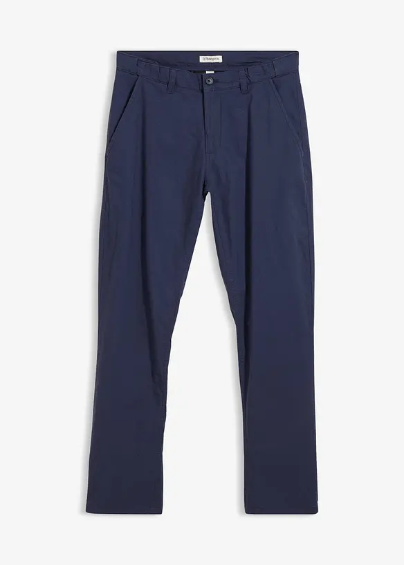 Regular Fit chinos av 100% lin, Straight, bonprix