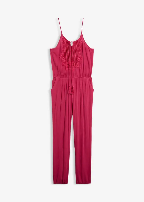 Jumpsuit i strukturert viskose, bonprix