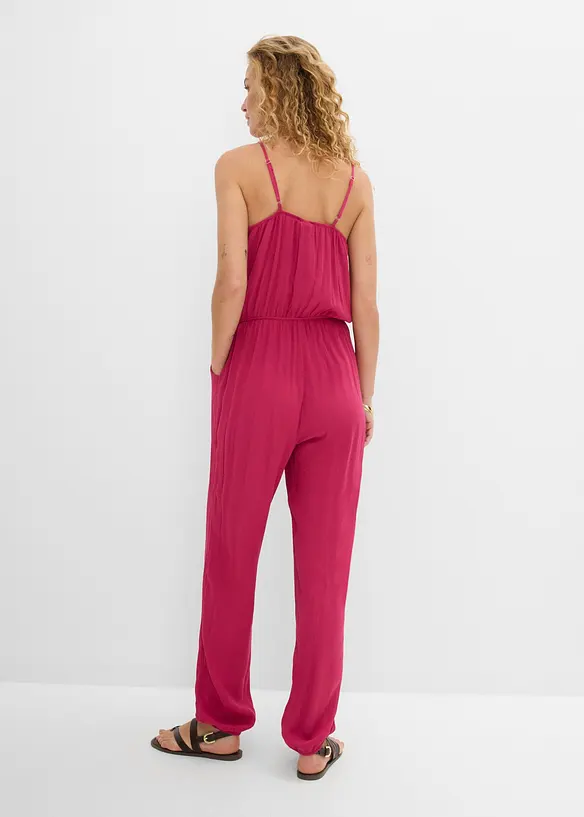 Jumpsuit i strukturert viskose, bonprix