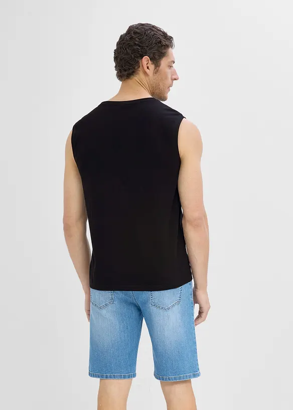 Singlet i 100% bomull (2-pack), bonprix